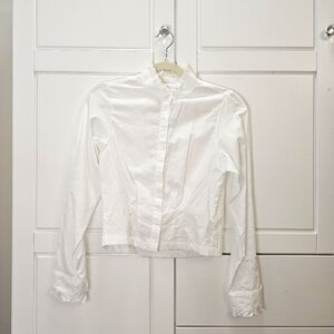 Cotton Frilled Shirt